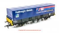 E87046 EFE Rail SEA Wagon number 461100 in BR Railfreight Metals livery with revised hood - Era 8